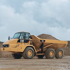 CAT 725 ARTICULATED TRUCK - Round Bottom Rental